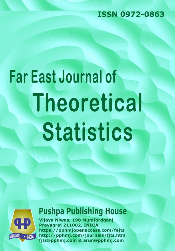 Far East Journal of Theoretical Statistics