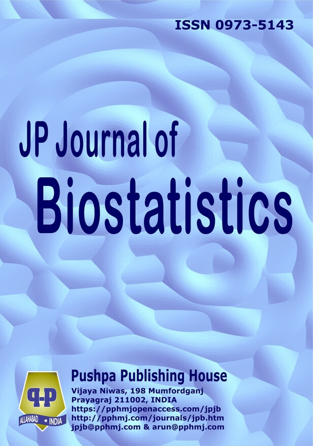  JP Journal of Biostatistics 