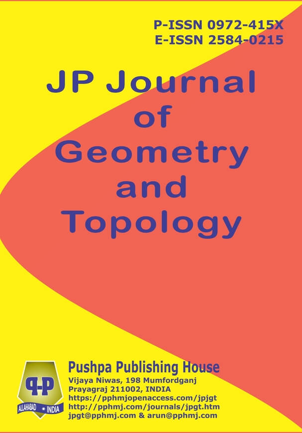 JP Journal of Geometry and Topology 