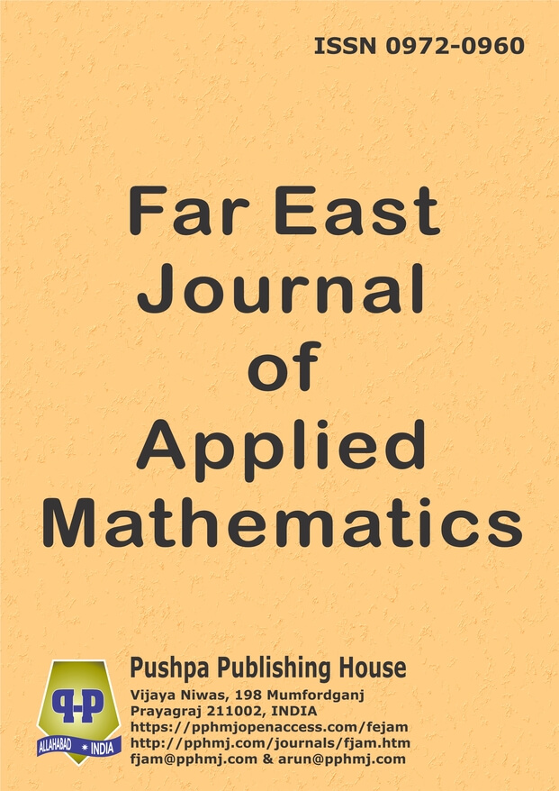Far East Journal of Applied Mathematics 
