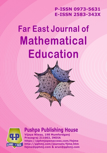Far East Journal of Mathematical Education 