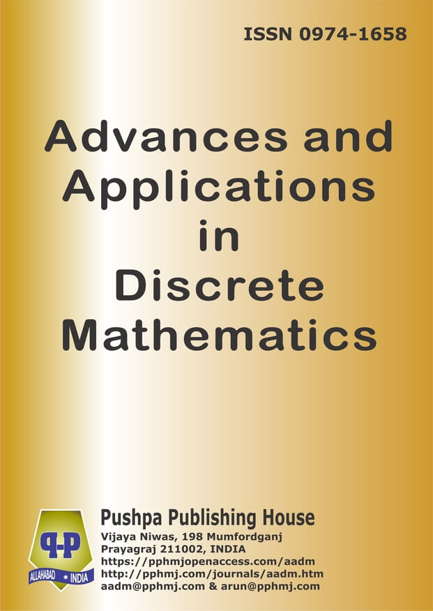 Advances and Applications in Discrete Mathematics 